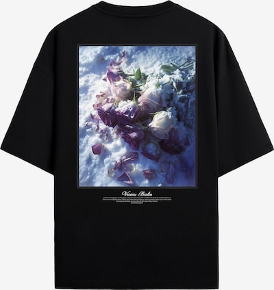 Vertere Berlin T-Shirt 'Frozen Dreams' in XL in navy / hellblau / schwarz, Produktansicht