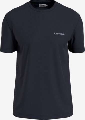 Calvin Klein Big & Tall Тениска в черно: отпред