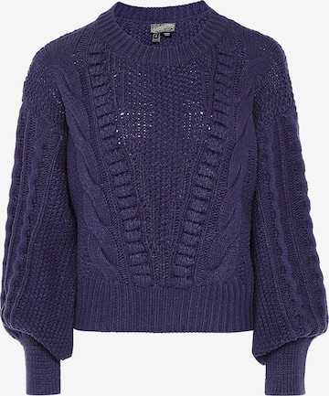 Pull-over DreiMaster Vintage en bleu : devant