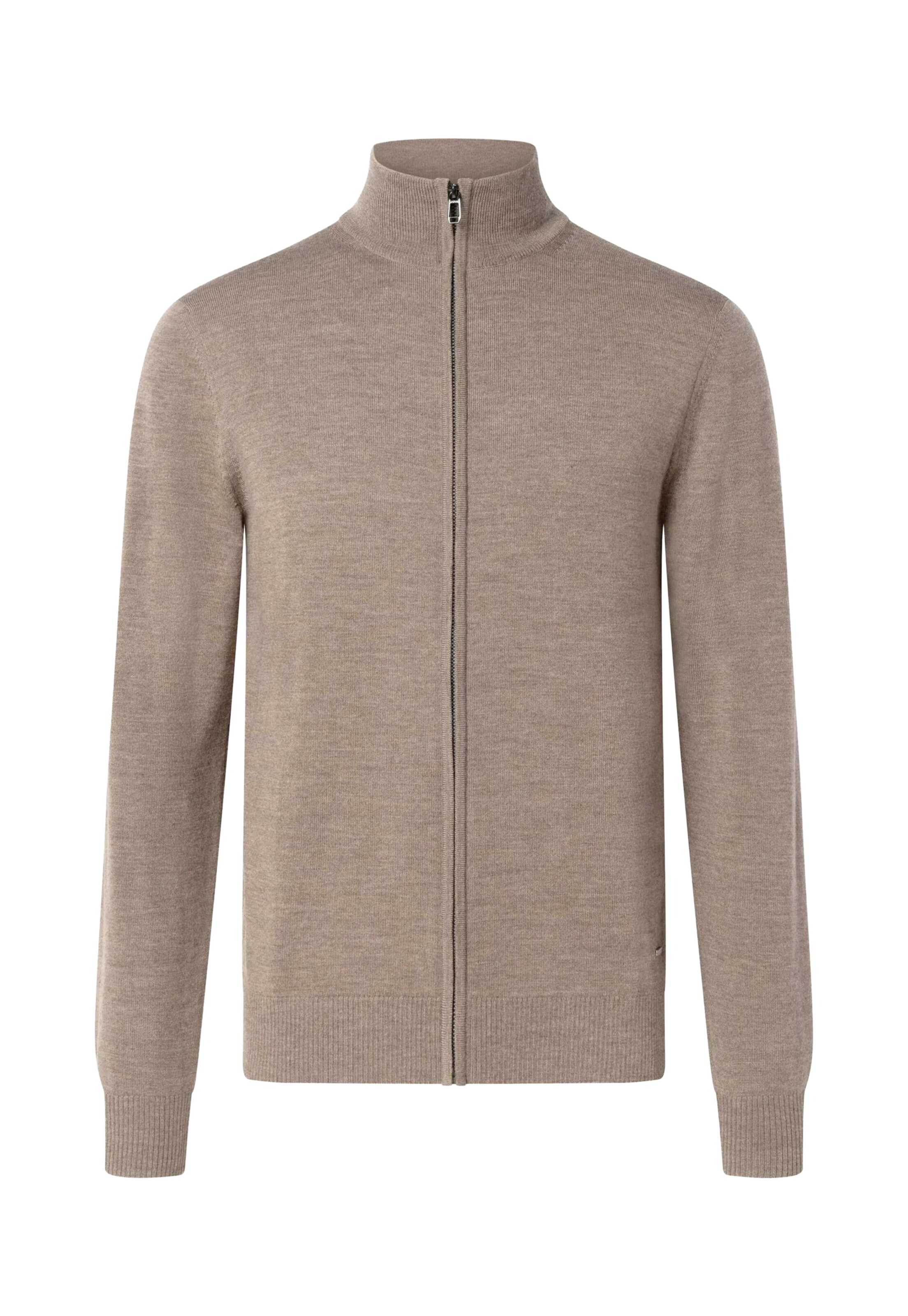 JOOP! Knit cardigan 'Davis' in Beige: front