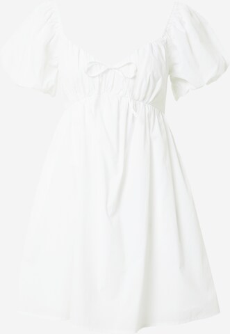 Robe HOLLISTER en blanc : devant