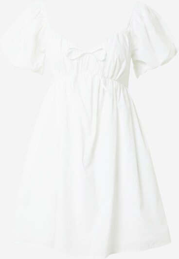 HOLLISTER Robe en blanc, Vue avec produit