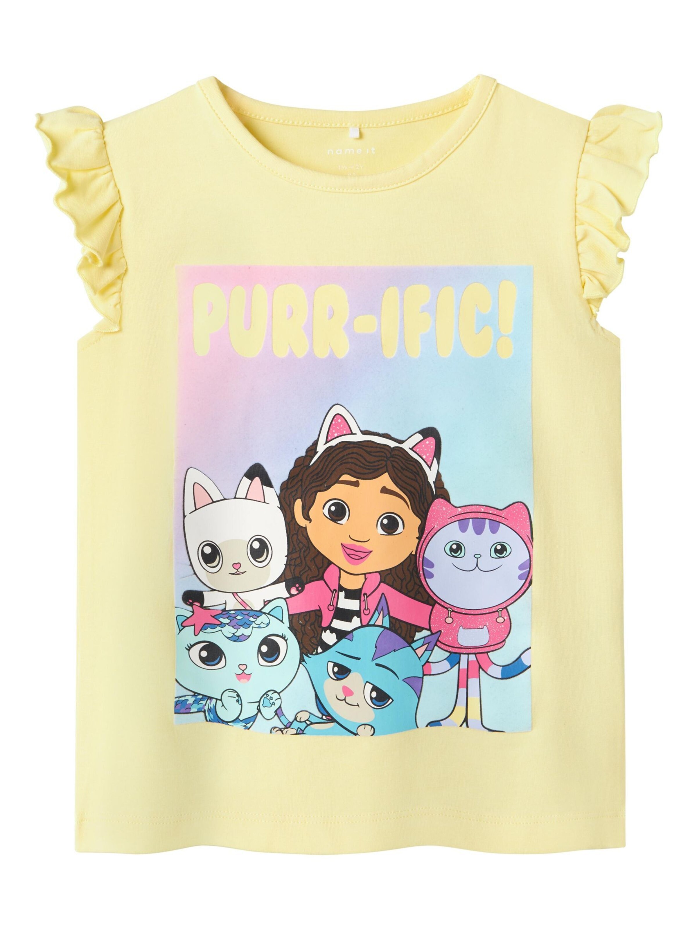 NAME IT Camiseta 'Gabby's Dollhouse' en azul claro / amarillo / rosa / blanco, Vista del producto