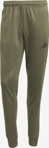 ADIDAS PERFORMANCE Workout Pants 'Sea' in Green: front