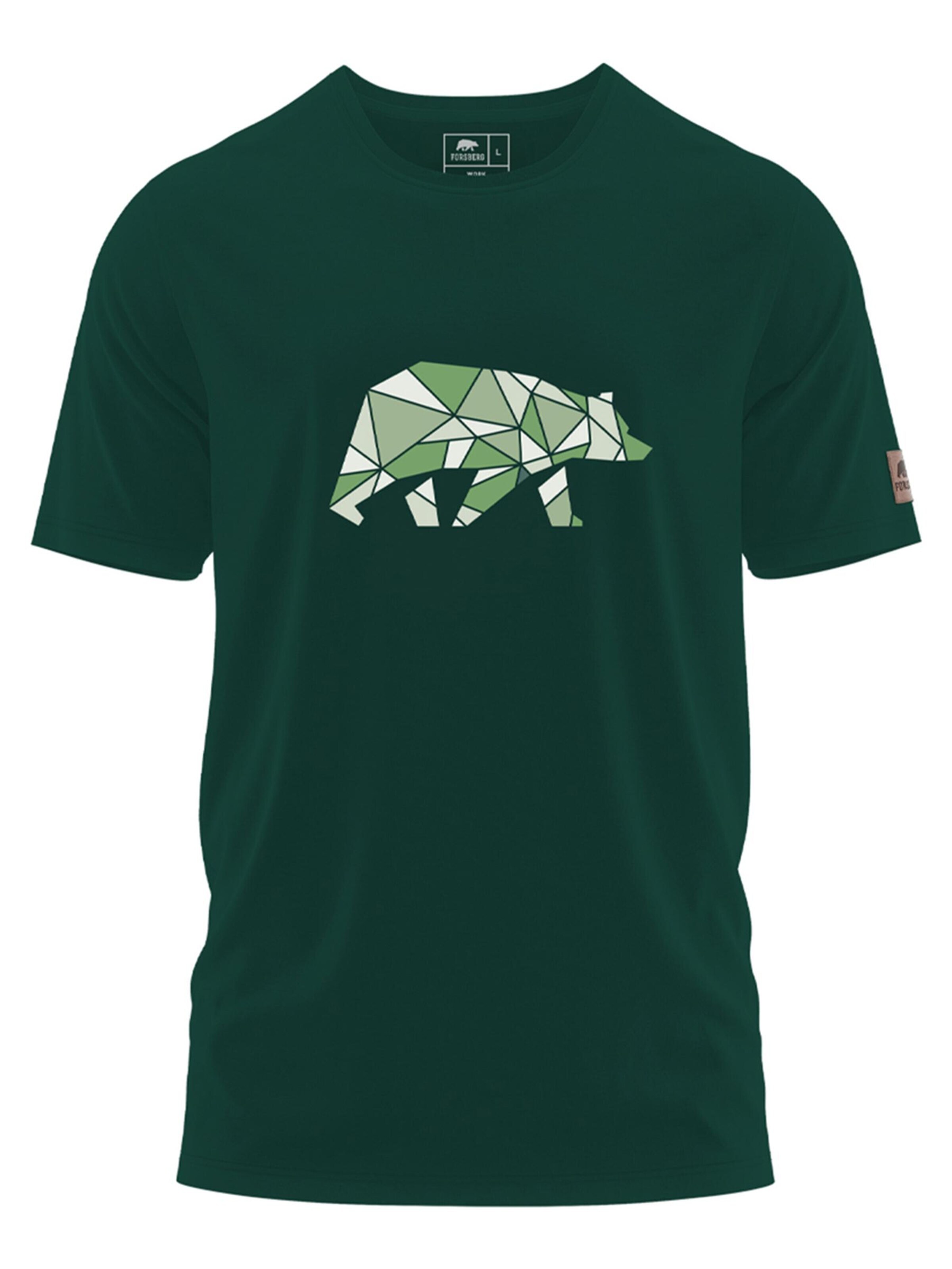 FORSBERG T-Shirt 'Espenson' in Grün: Vorderseite