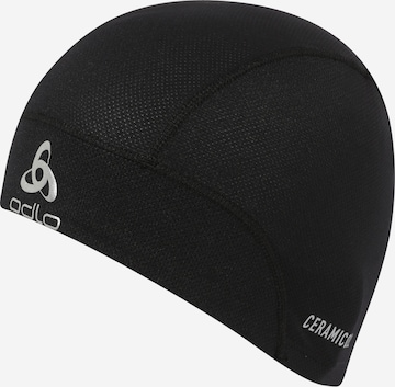 melns ODLO Sporta cepure 'Ceramicool': no priekšpuses