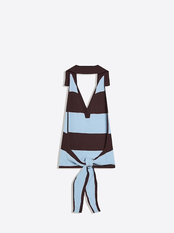 Bershka Stricktop in Blau