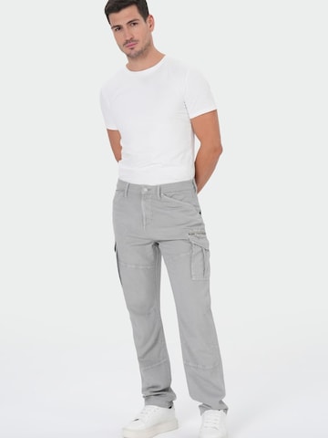 M.O.D MIRACLE OF DENIM Tapered Cargobukser i grå: forside