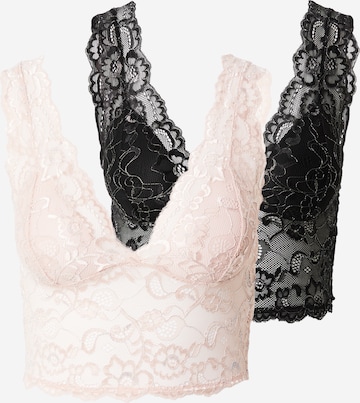 Bustier Soutien-gorge 'CHLOE' ONLY en rose : devant