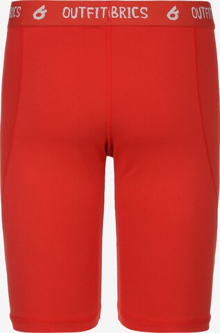 OUTFITTER Regular Athletic Pants 'OCEAN FABRICS TAHI' in Red