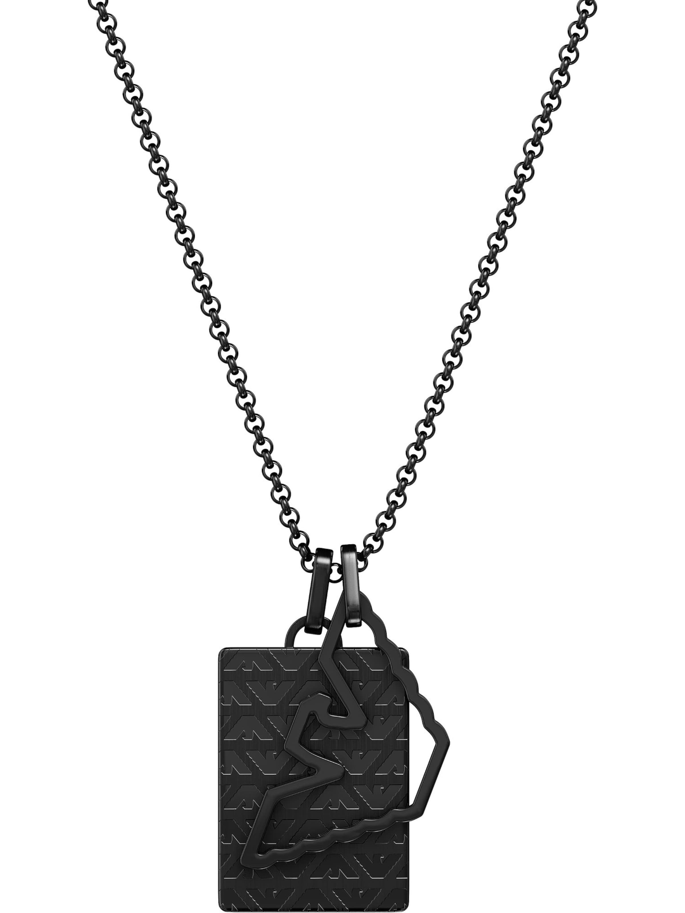 Emporio Armani Kette in Schwarz