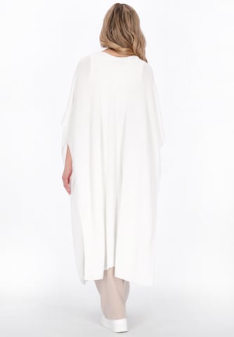 usha WHITE LABEL Cape 'Minimalistic' in Wit