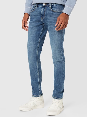 ESPRIT Slimfit Jeans i blå: framsida