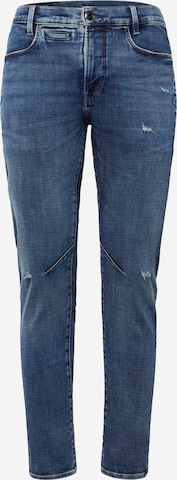 G-Star RAW Slimfit Jeans 'Staq' in Blauw: voorkant