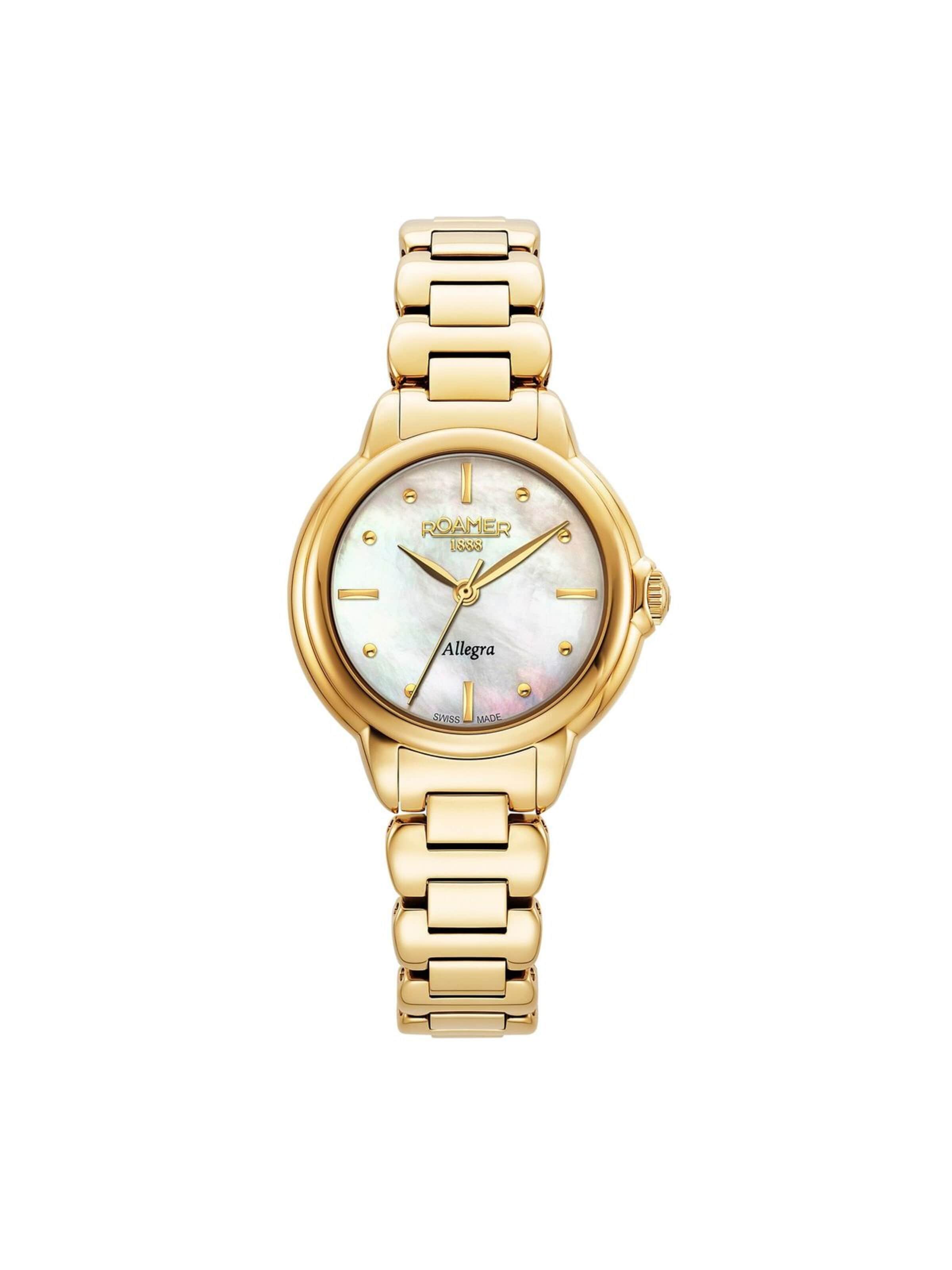 Roamer Analoog horloge 'Roamer - Watch Allegra - Quartz watch movement - Watch case width: 32 mm' in Wit: voorkant