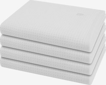 ROSS Towel 'Pique' in White: front