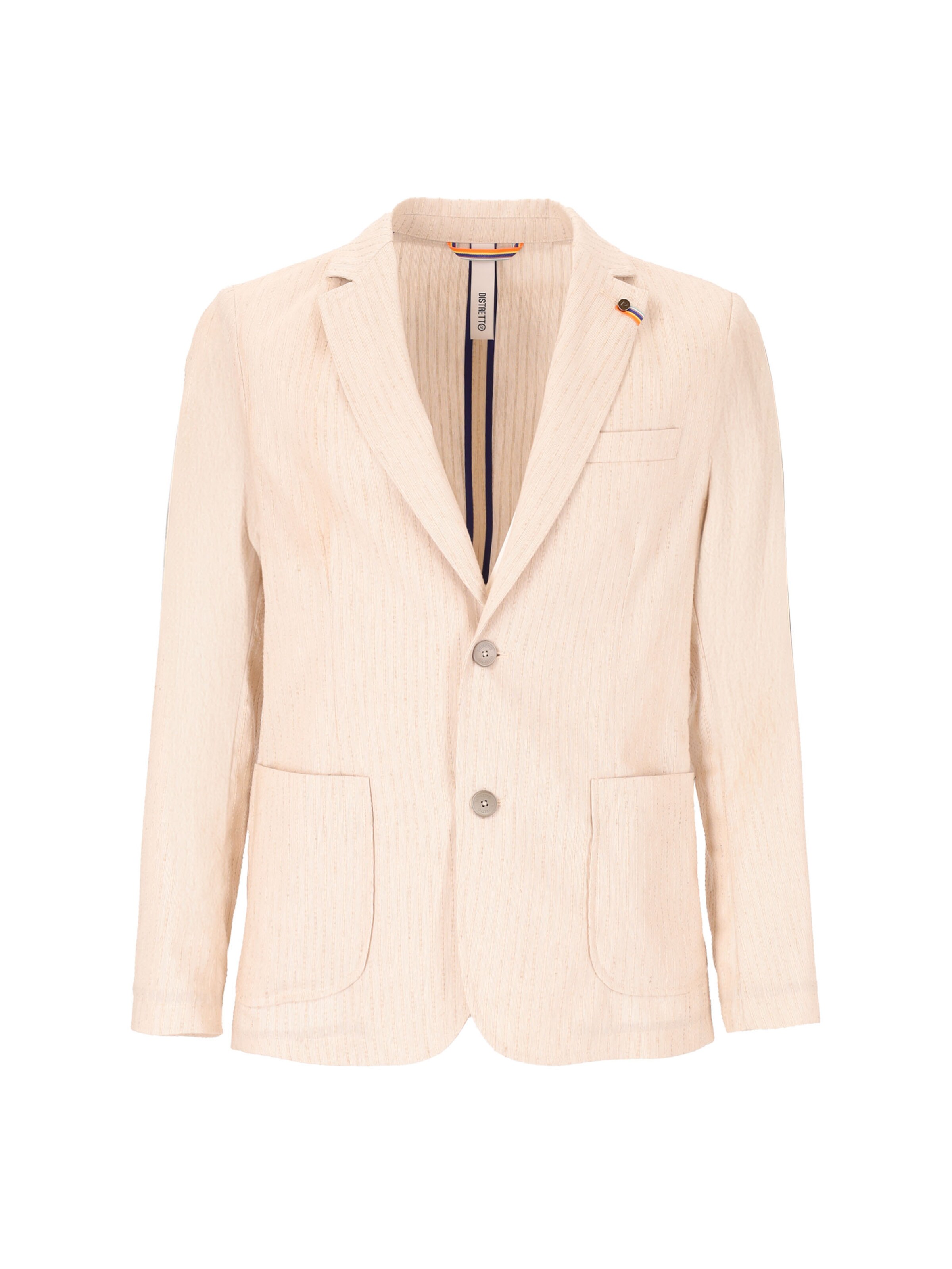 Coupe regular Veste de costume Distretto12 en beige : devant