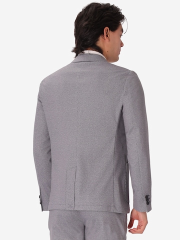 Distretto12 Regular fit Business-colbert 'Prezzemolo' in Blauw