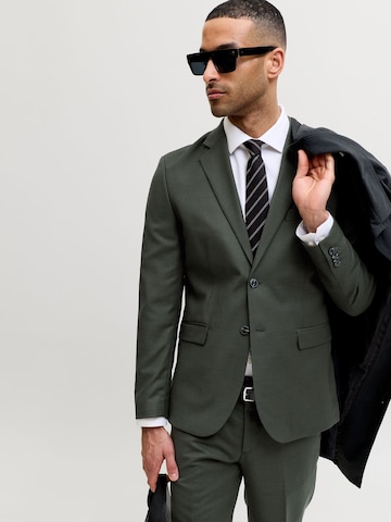 JACK & JONES Slimfit Παντελόνι με τσάκιση 'JPRSolaris' σε πράσινο