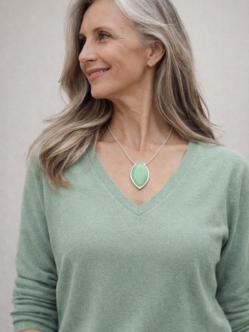 COLLEZIONE ALESSANDRO Necklace 'Celeste' in Green