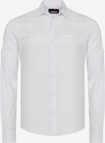 CIPO & BAXX Overhemd in Wit: voorkant