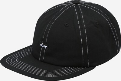 Șapcă 'Mac' Obey pe negru / alb, Vizualizare produs