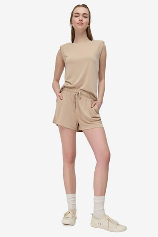 Regular Pantalon No Matter What en beige