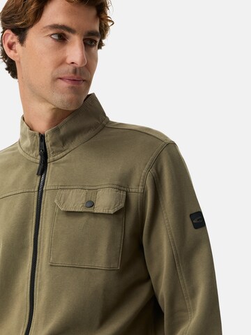 CAMEL ACTIVE Zip-Up Hoodie in Green