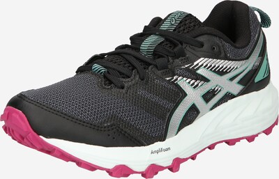 ASICS Chaussure de course 'GEL-SONOMA 6' en vert foncé / rose / noir / blanc, Vue avec produit