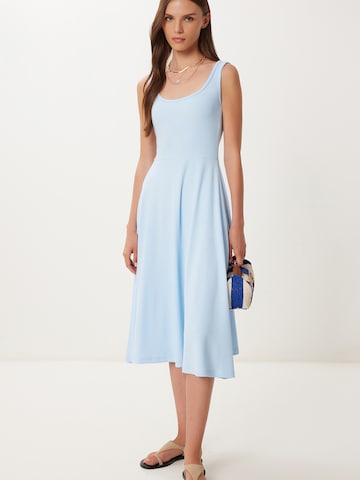 Happiness İstanbul Šaty - Modrá: predná strana