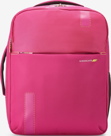 Roncato Backpack 'Speed' in Pink: front