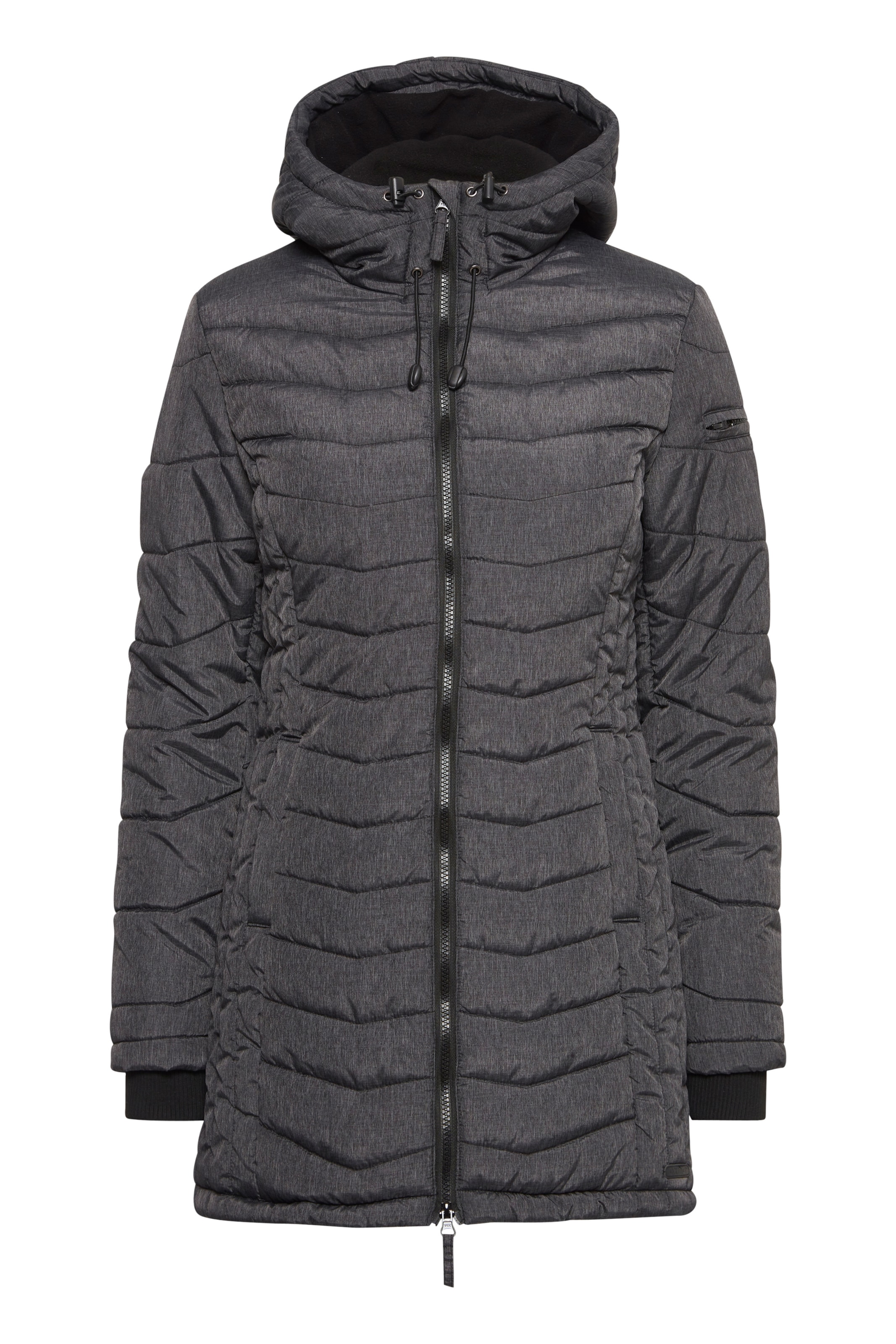 Veste d’hiver 'NELLY' Oxmo en gris : devant