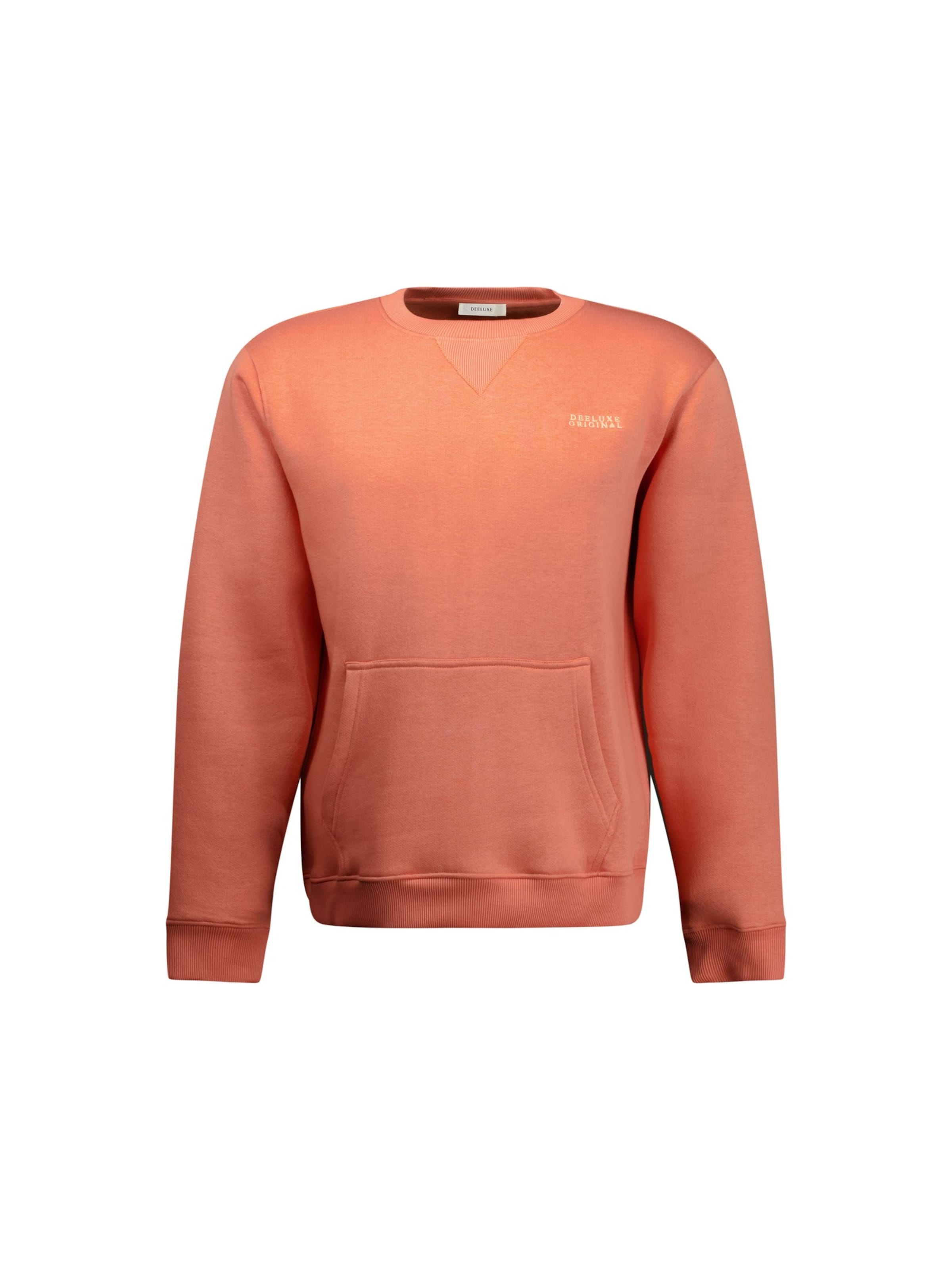 Sweat-shirt 'BENOR' Deeluxe en orange : devant