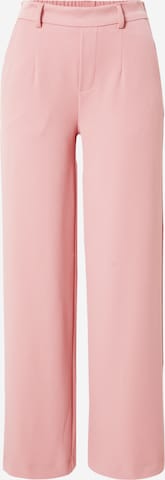 OBJECT Pleat-front trousers 'Lisa' in Pink: front