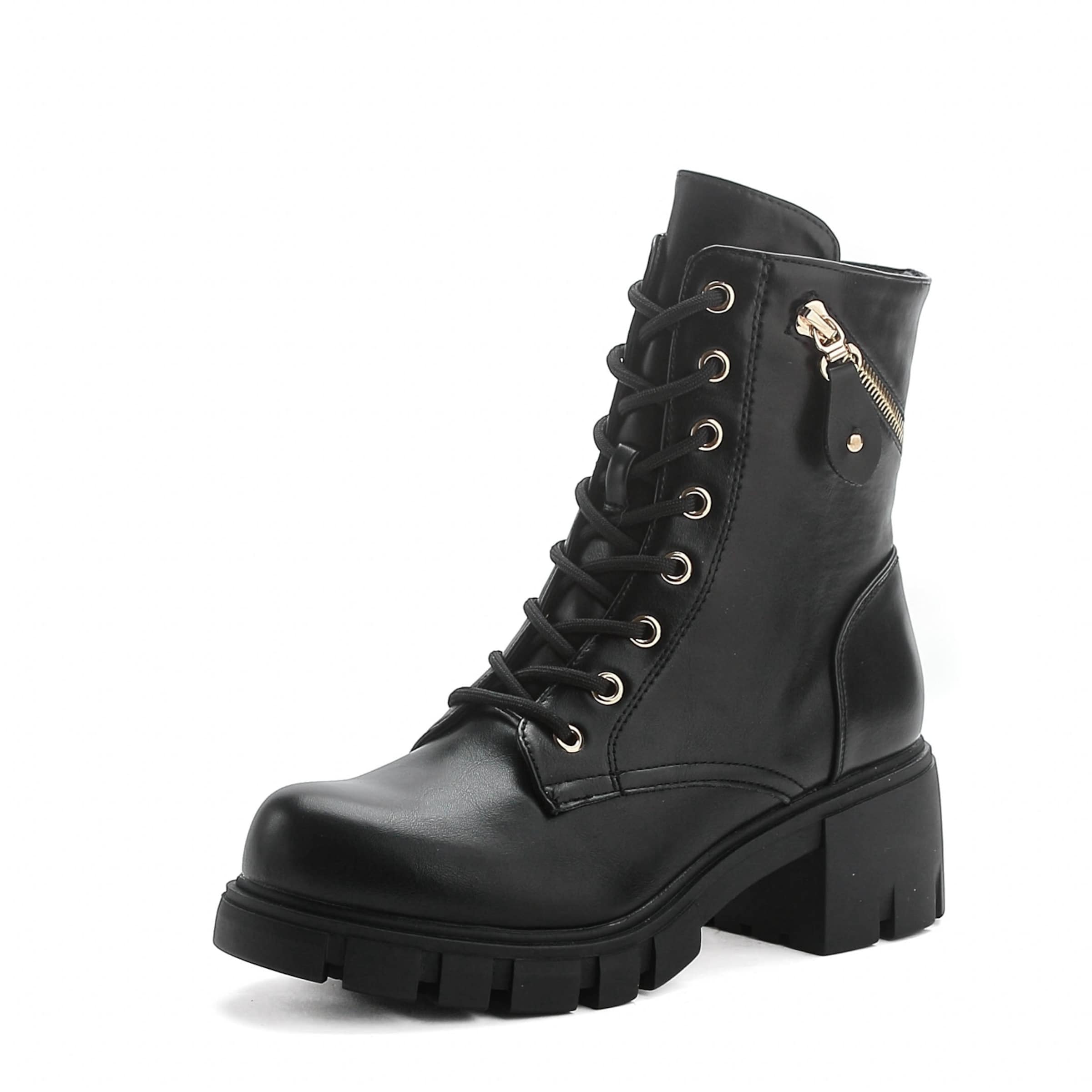 Elara Stiefelette in schwarz, Produktansicht