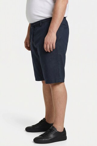 Men Plus Regular Trousers in Blue