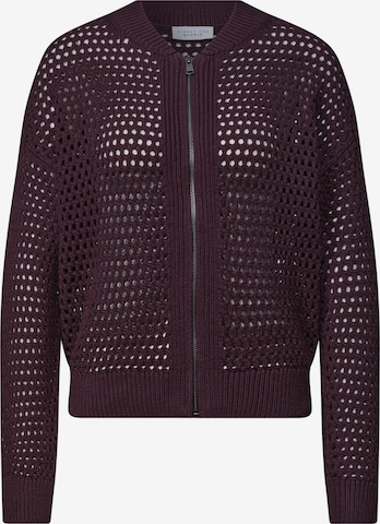 Street One Studio Strickjacke in Lila: Vorderseite
