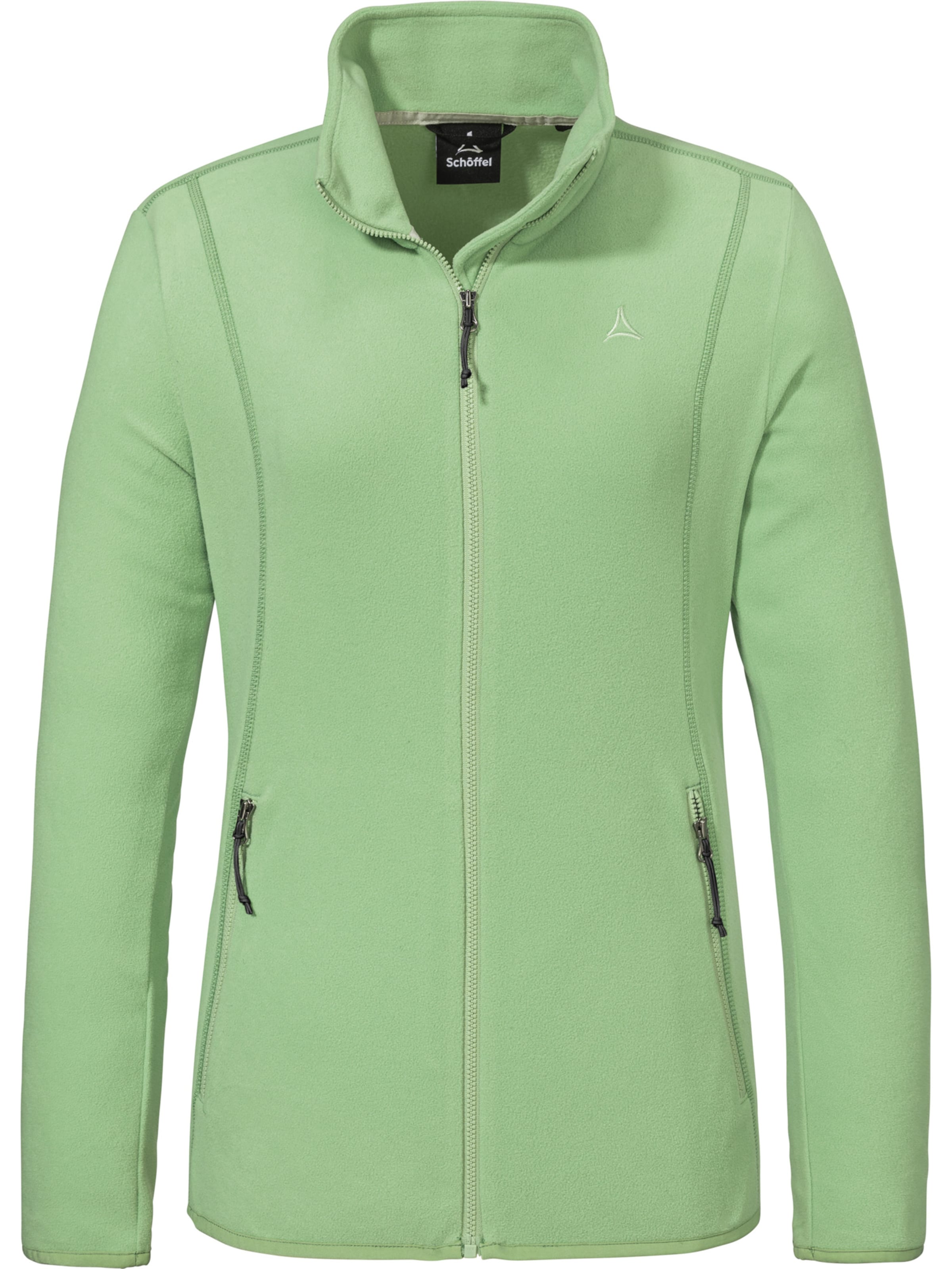 Veste en polaire fonctionnelle Schöffel en vert : devant