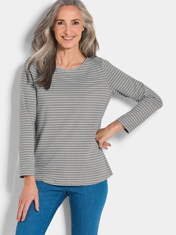 Goldner Shirt in Grau