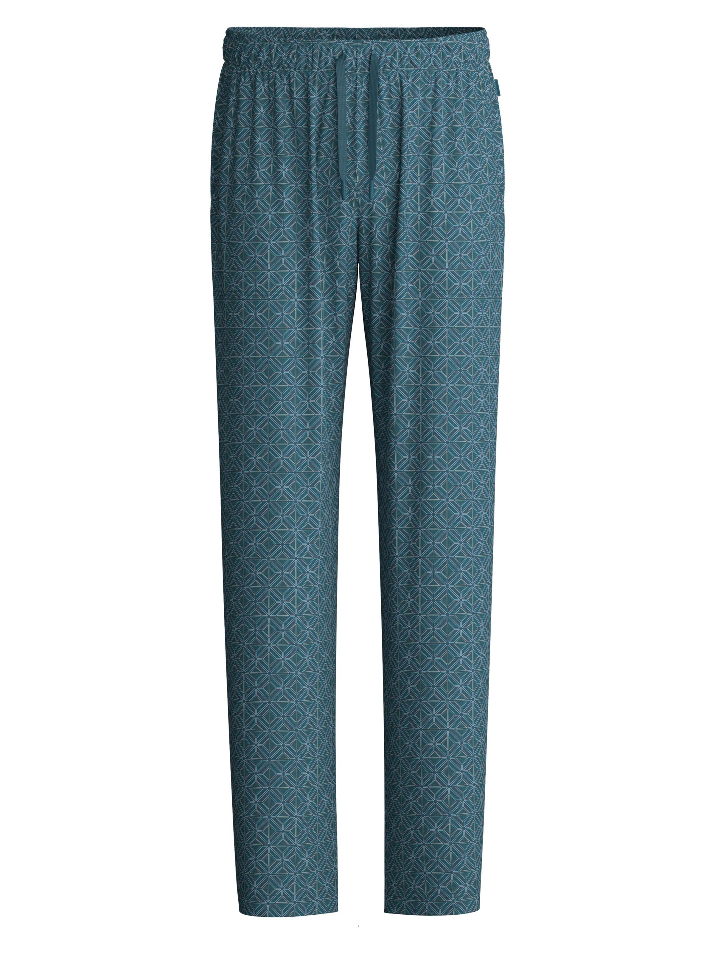 Pantaloncini da pigiama 'RMX Sleep Weekend' di CALIDA in verde: frontale