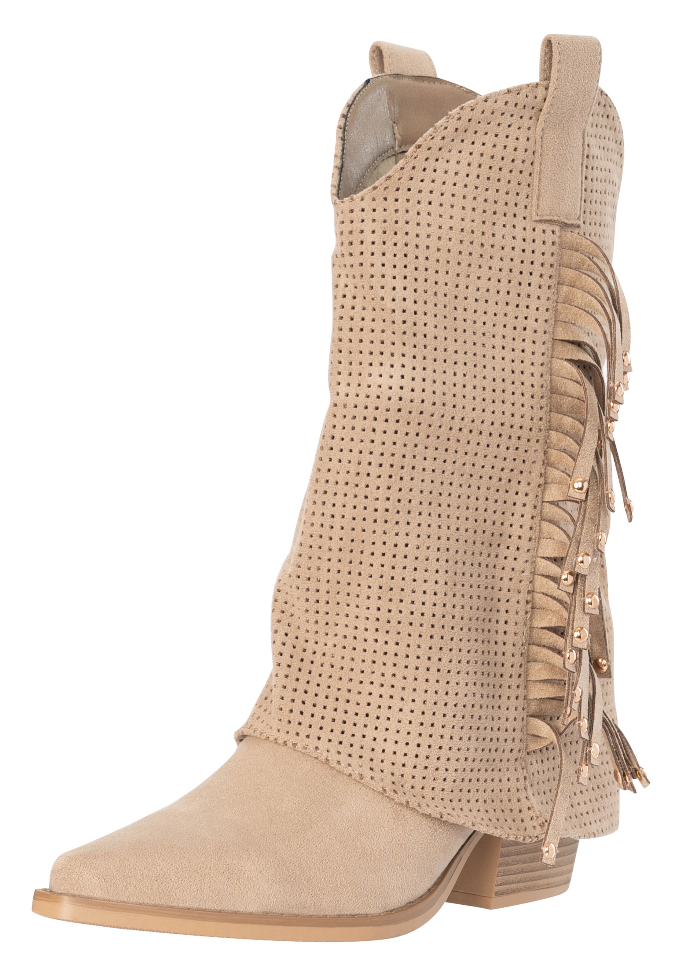 Bottes de cowboy Salinyang en vert : devant