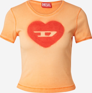 DIESEL T-Shirt 'ELE' in Orange: predná strana