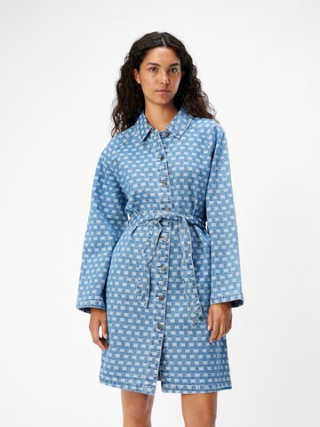 OBJECT Shirt dress 'Hedda' in Blue: front