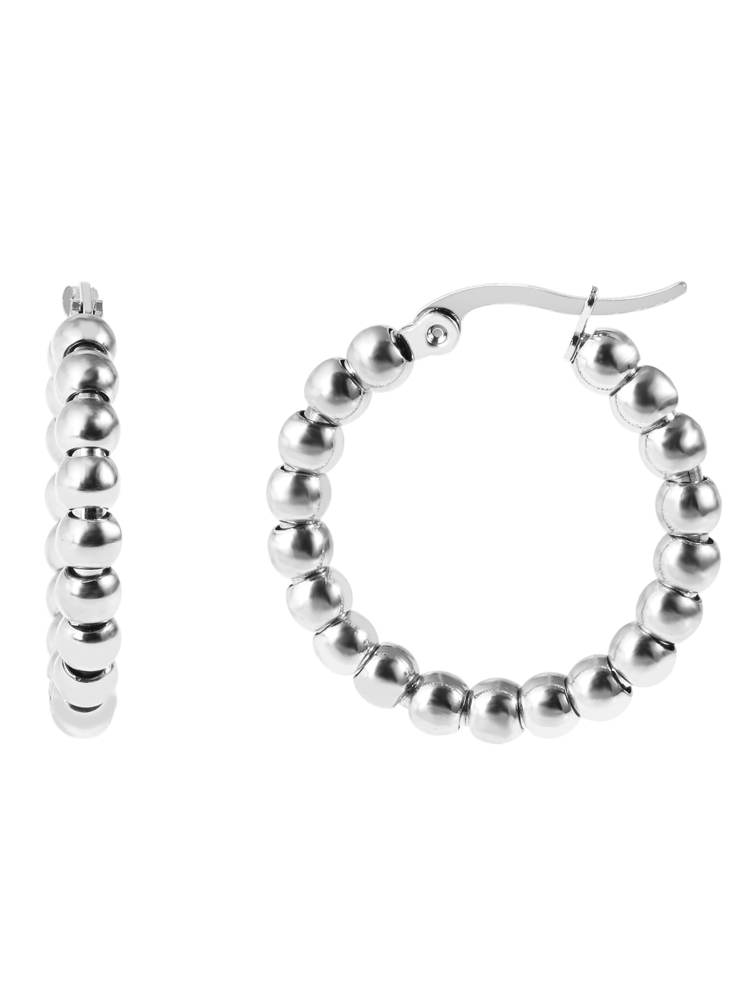 Akzent Earrings 'Korinna, hautverträglich' in Silver