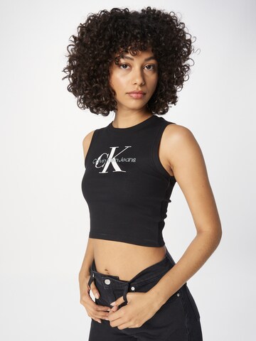 Calvin Klein Jeans Top in Black: front