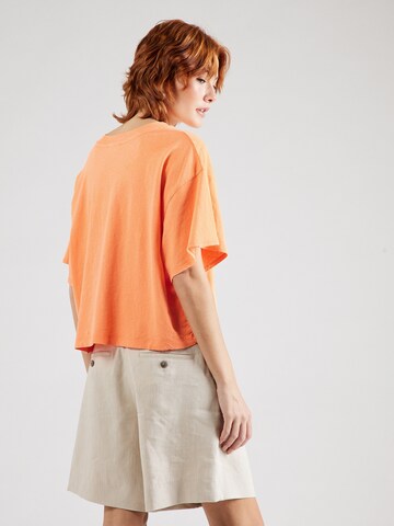 Tricou 'LOPINTALE' de la AMERICAN VINTAGE pe portocaliu