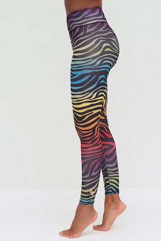 Kismet Yogastyle Skinny Sporthose 'Ganga' in Mischfarben