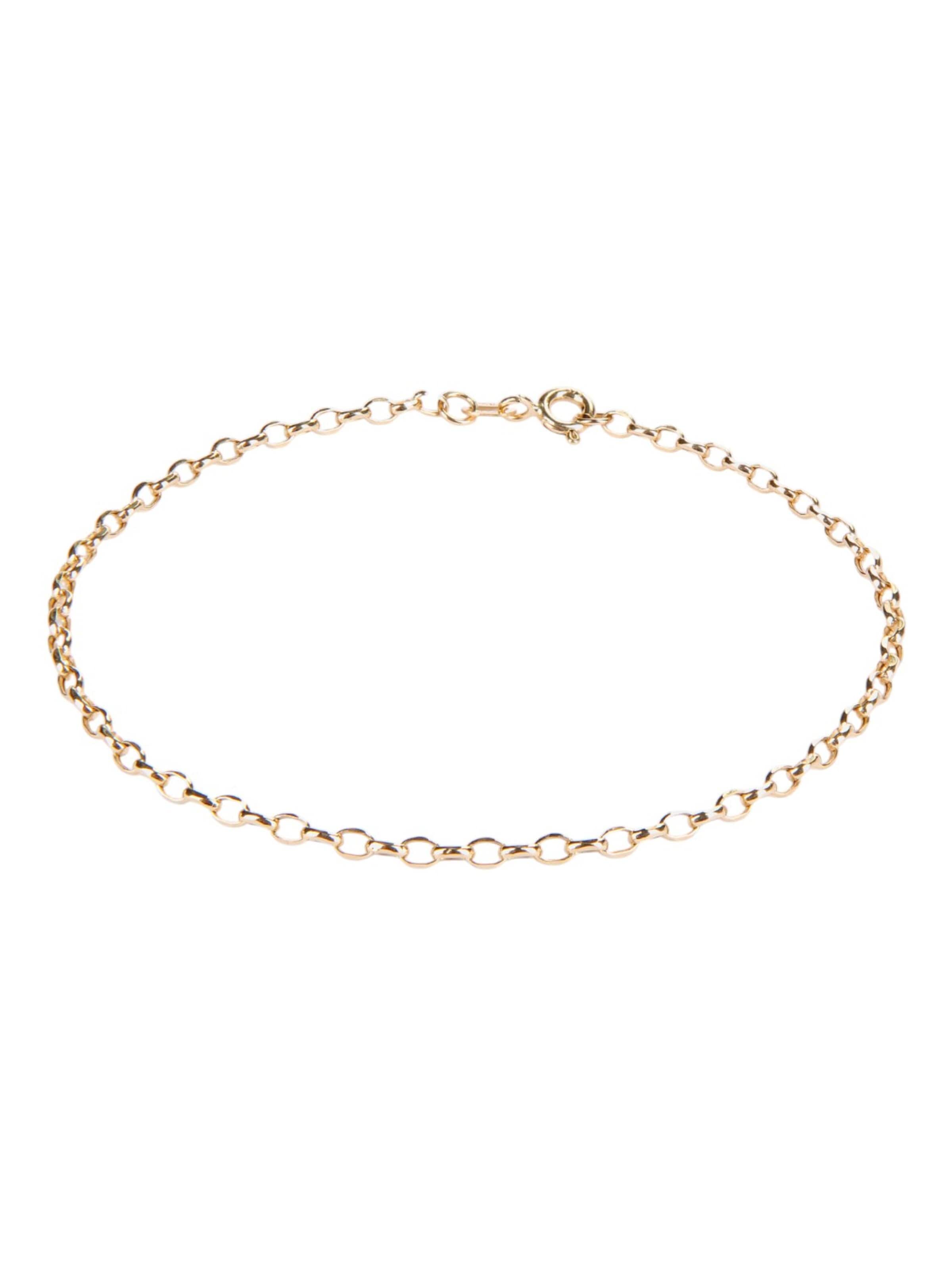 Vanlere Armbånd 'Fußkettchen aus 375 Gelbgold' i guld: forside