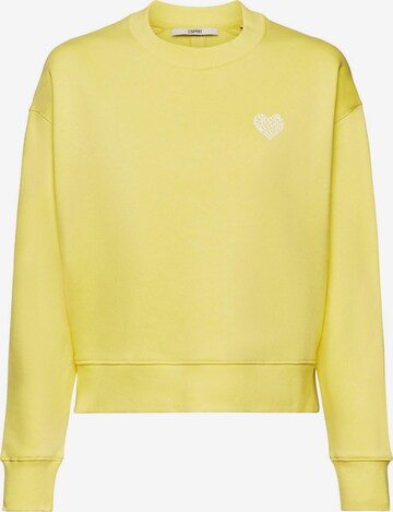 ESPRIT Sweatshirt in Yellow: front