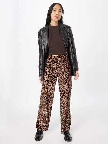 Wide Leg Pantalon 'KIMIA' The Frolic en marron